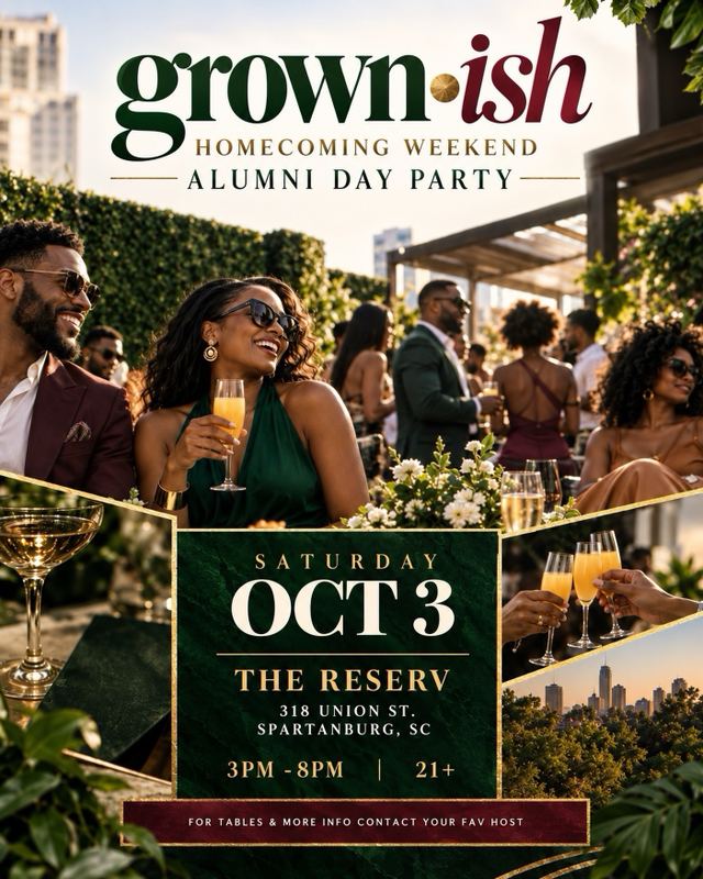 Grown•ish: Homecoming Weekend Alumni Day Party, Sat, Oct 3, The Reserv, South Converse