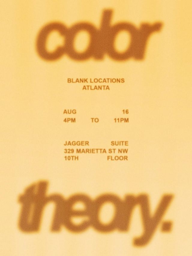 Color Theory, Sun, Aug 16, Jagger Suite, Centennial Park District