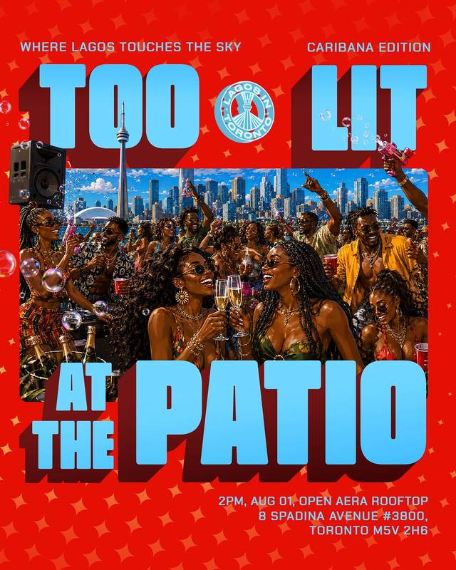 Too Lit at the Patio, Sat, Aug 1, Open Aera Rooftop, Old Toronto