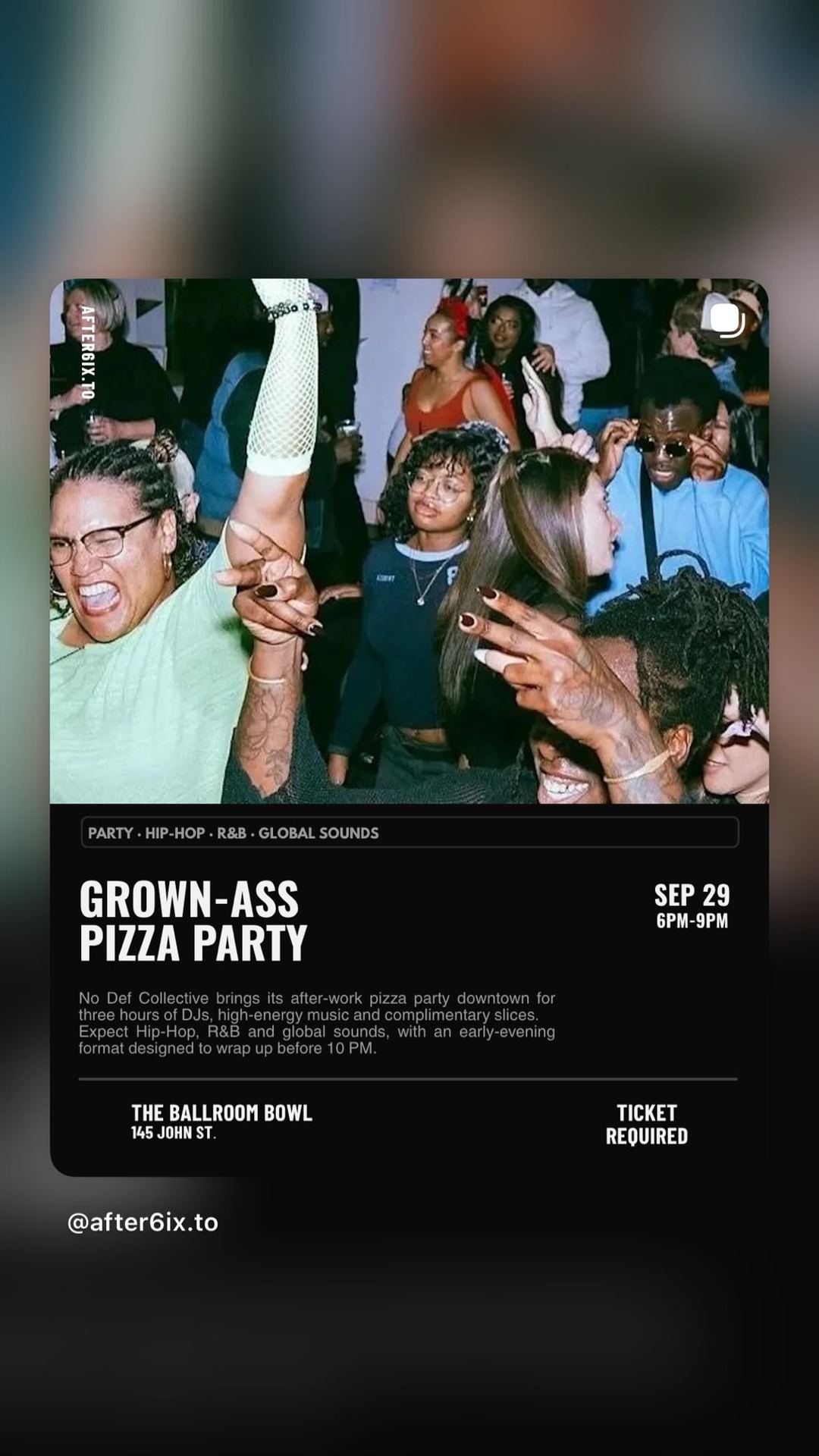 Grown-Ass Pizza Party — flyer 7