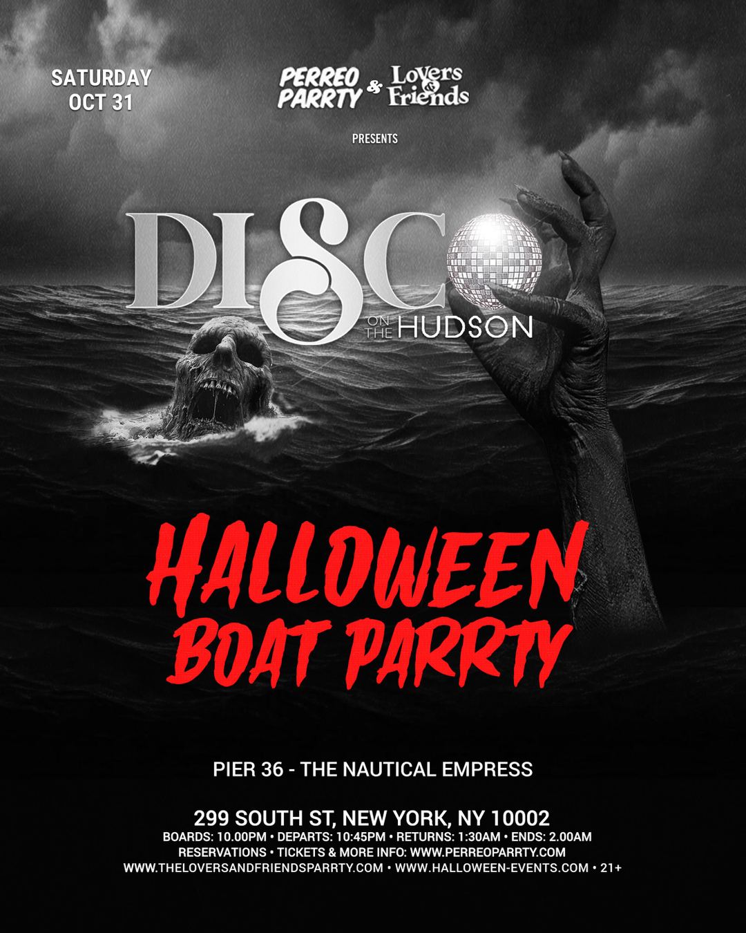 Disco on the Hudson — Halloween Boat Party