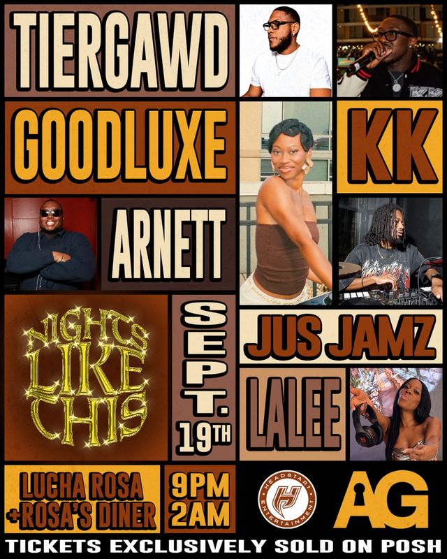 Nights Like This, Sat, Sep 19, Lucha Rosa, Downtown