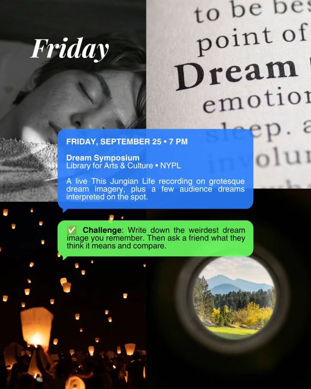 Dream Symposium, Fri, Sep 25, Library for Arts & Culture • NYPL