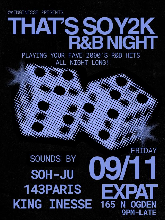 THAT'S SO Y2K R&B NIGHT, Fri, Sep 11, Expat