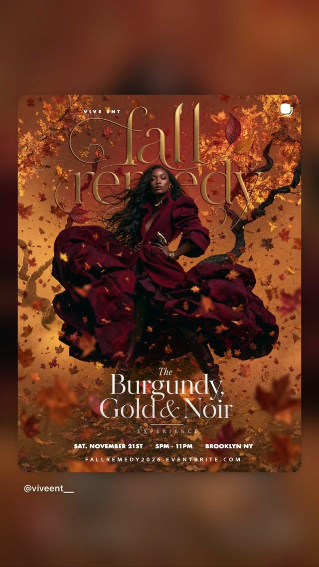 Fall Remedy: The Burgundy, Gold & Noir Experience, Sat, Nov 21, Brooklyn Ave, Brooklyn