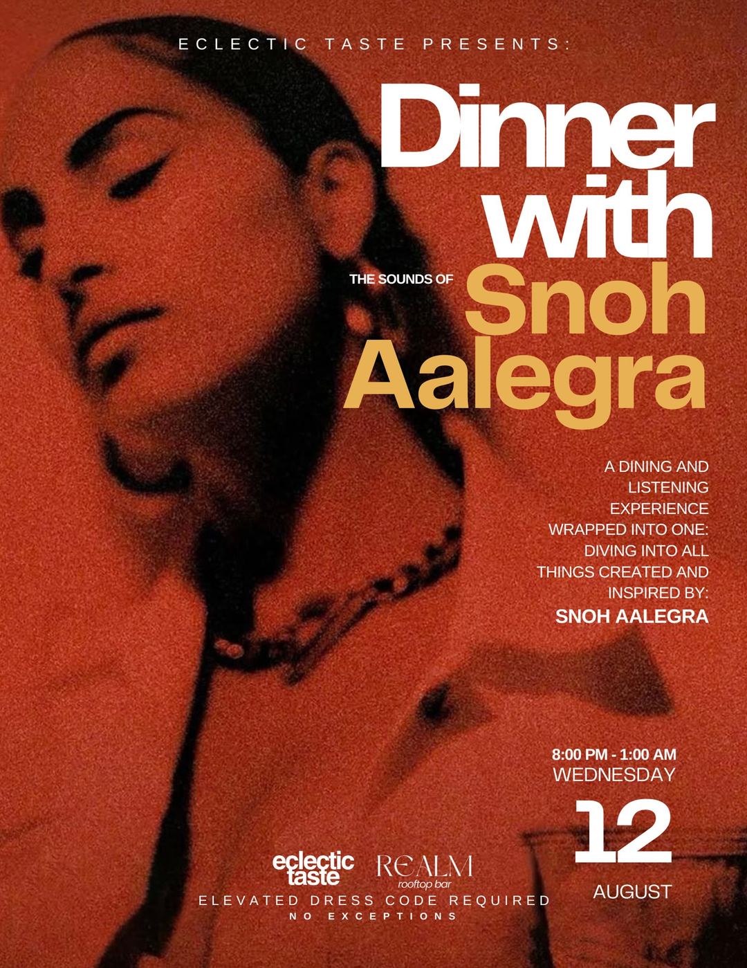 Dinner with the Sounds of Snoh Aalegra