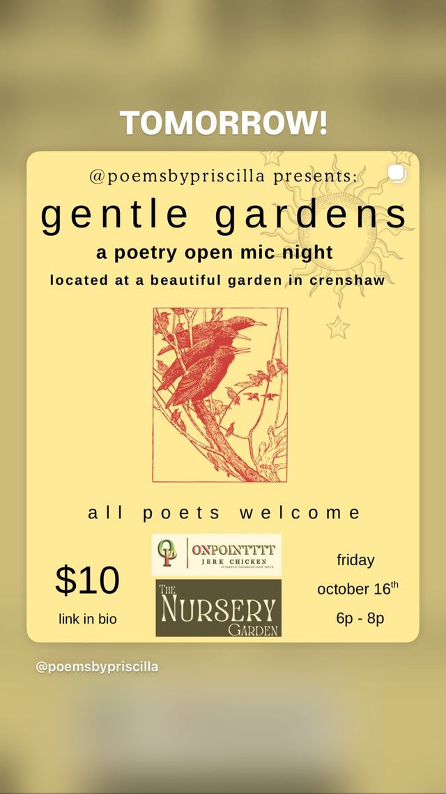 gentle gardens, Fri, Oct 16, The Nursery Garden