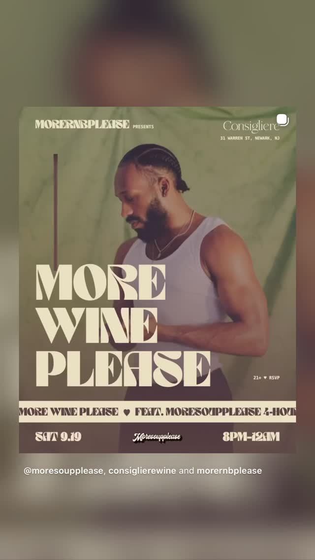 More Wine Please
