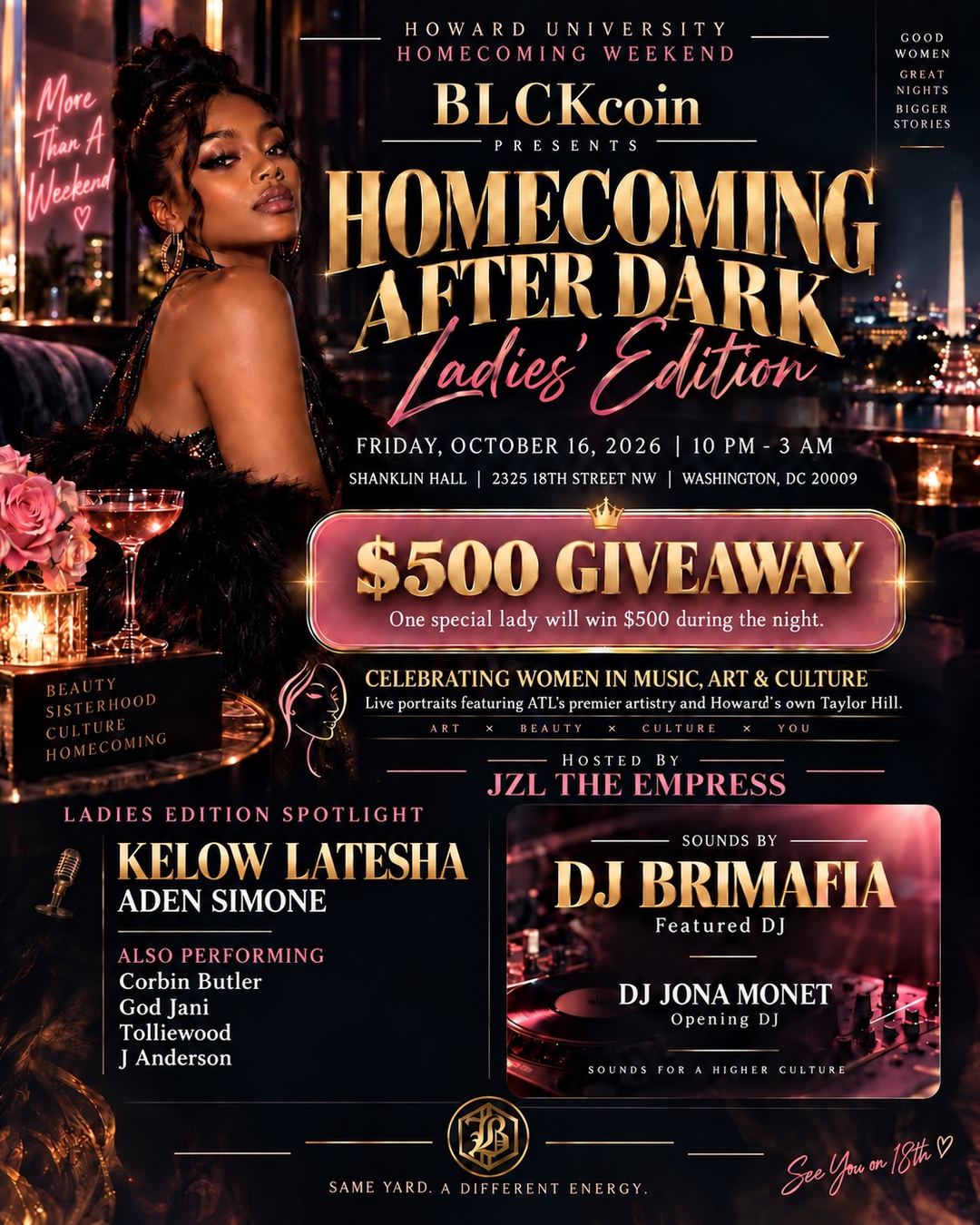 HOMECOMING AFTER DARK Ladies' Edition
