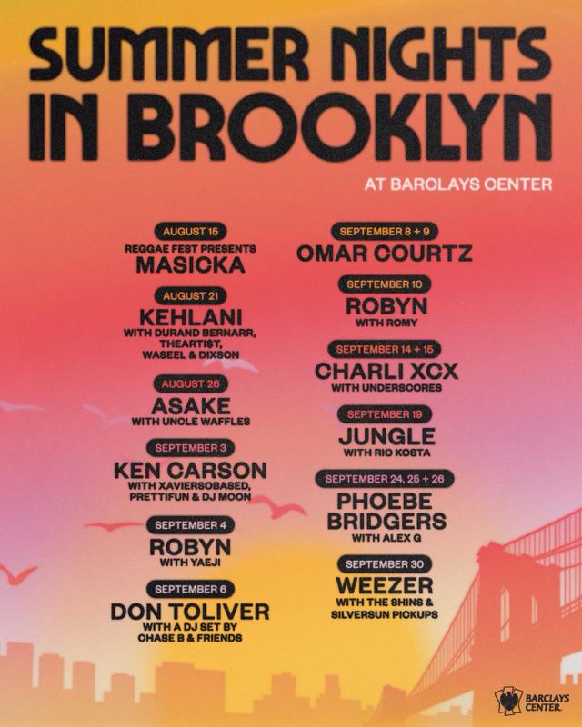 OMAR COURTZ, Tue, Sep 8, Barclays Center, Prospect Heights