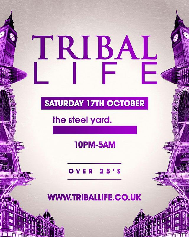 Tribal Life, Sat, Oct 17, The Steel Yard, City of London