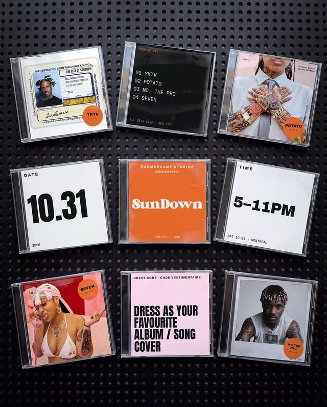 SunDown: The Album Cover Edition, Sat, Oct 31, SummerCamp Studios
