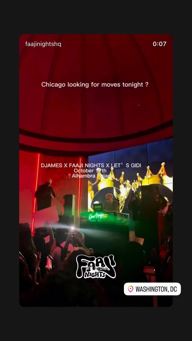 DJAMES X FAAJI NIGHTS X JE KA JO