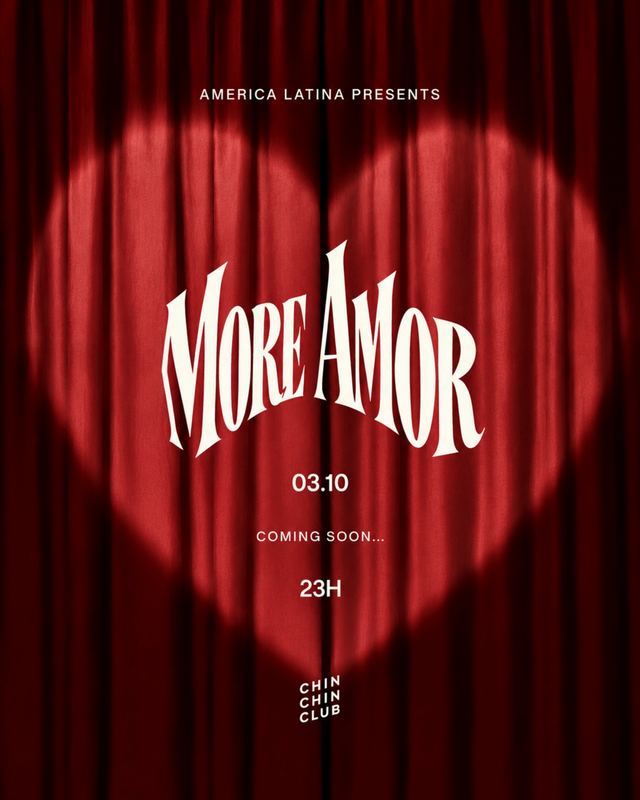 MORE AMOR, Wed, Mar 10, 2027, Chin Chin Club