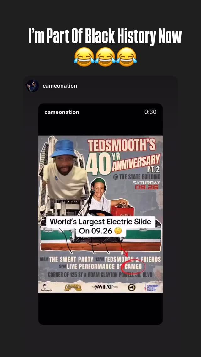 Tedsmooth's 40 Yr Anniversary Pt. 2 — flyer 2