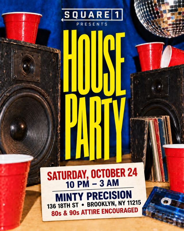 House Party, Sat, Oct 24, Minty Precision, Gowanus