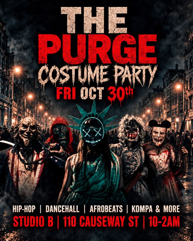 The Purge Costume Party, Fri, Oct 30, Play