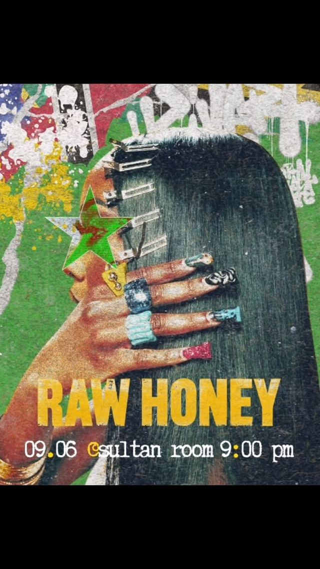Raw Honey, Sun, Sep 6, The Sultan Room, Bushwick