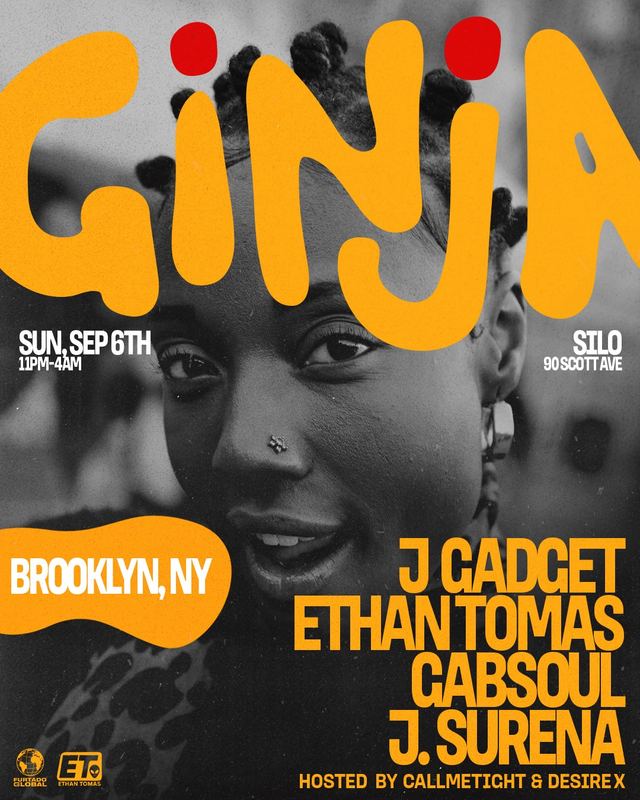 Ginja, Sun, Sep 6, Silo, Brooklyn