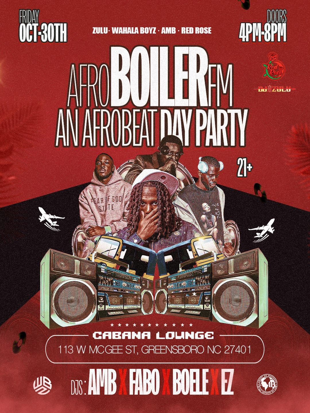 AFRO BOILER FM AN AFROBEAT DAY PARTY