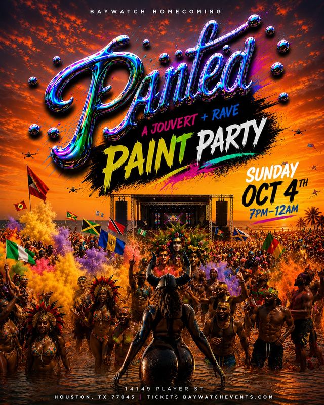 Painted: A Jouvert + Rave Paint Party, Sun, Oct 4, BH Ranch