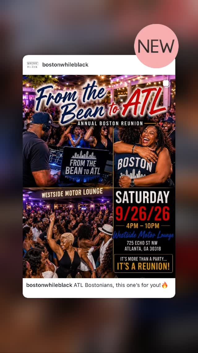 From the Bean to ATL: Annual Boston Reunion, Sat, Sep 26, Westside Motor Lounge