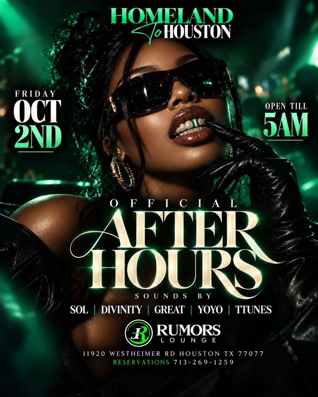 Homeland To Houston Official After Hours