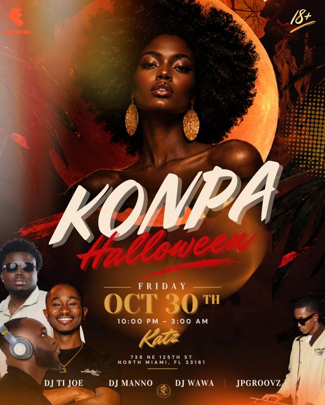 Konpa Halloween, Fri, Oct 30, Katz Miami Restaurant and Lounge