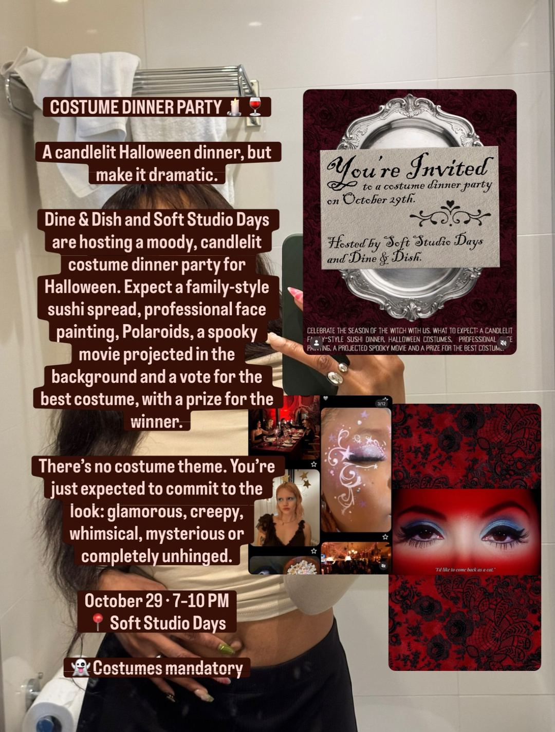 COSTUME DINNER PARTY