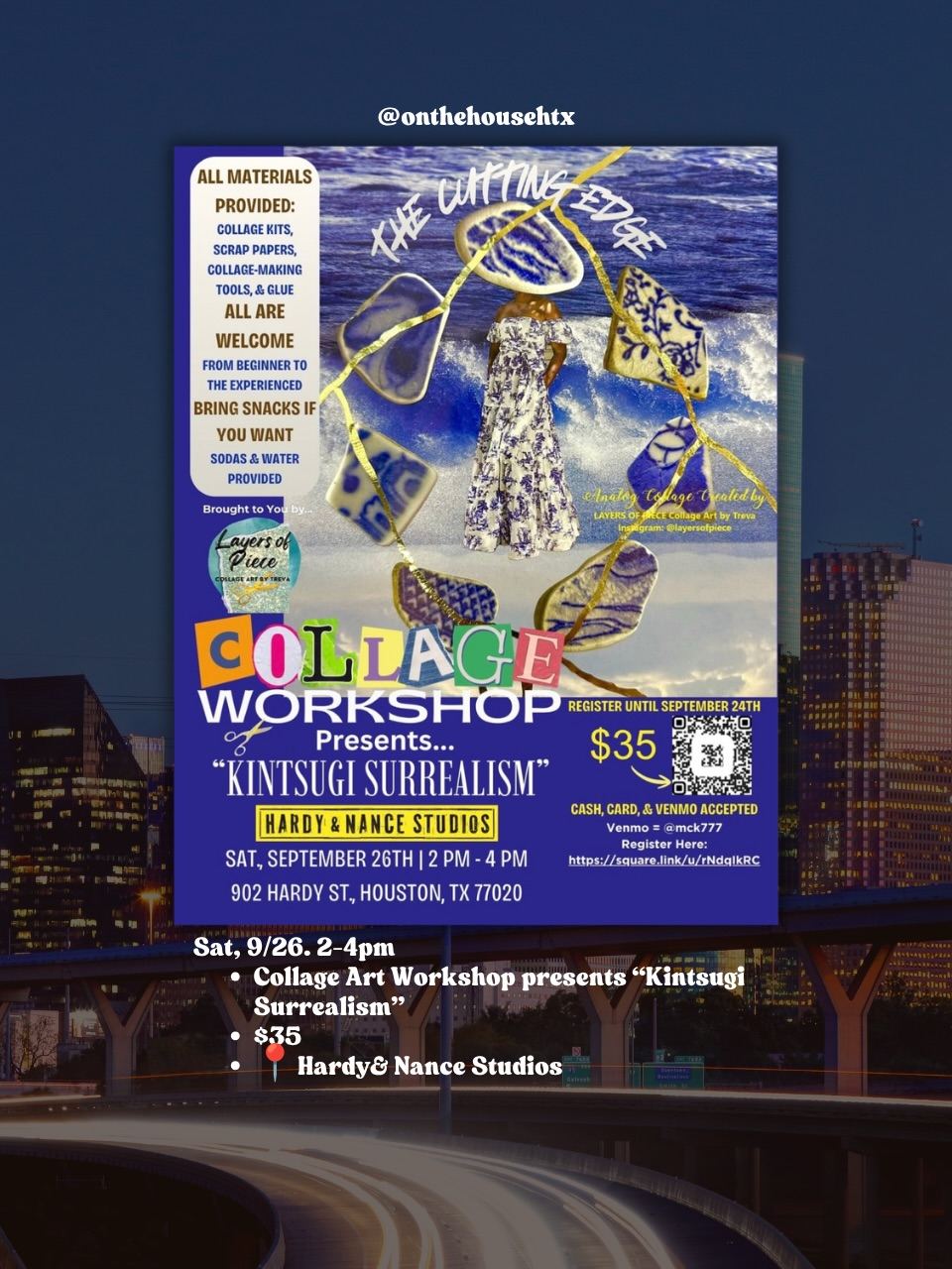 Collage Workshop presents "Kintsugi Surrealism"