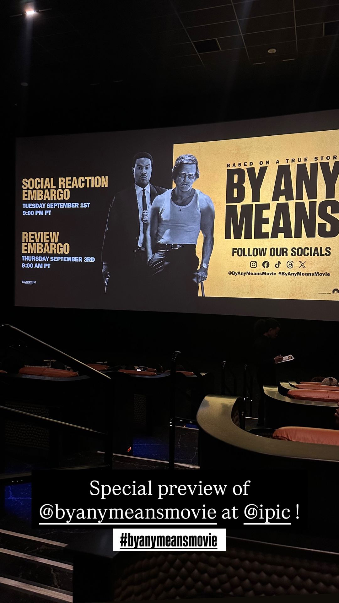 Special preview of By Any Means