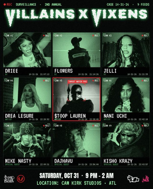 Villains X Vixens, Sat, Oct 31, Cam Kirk Studios