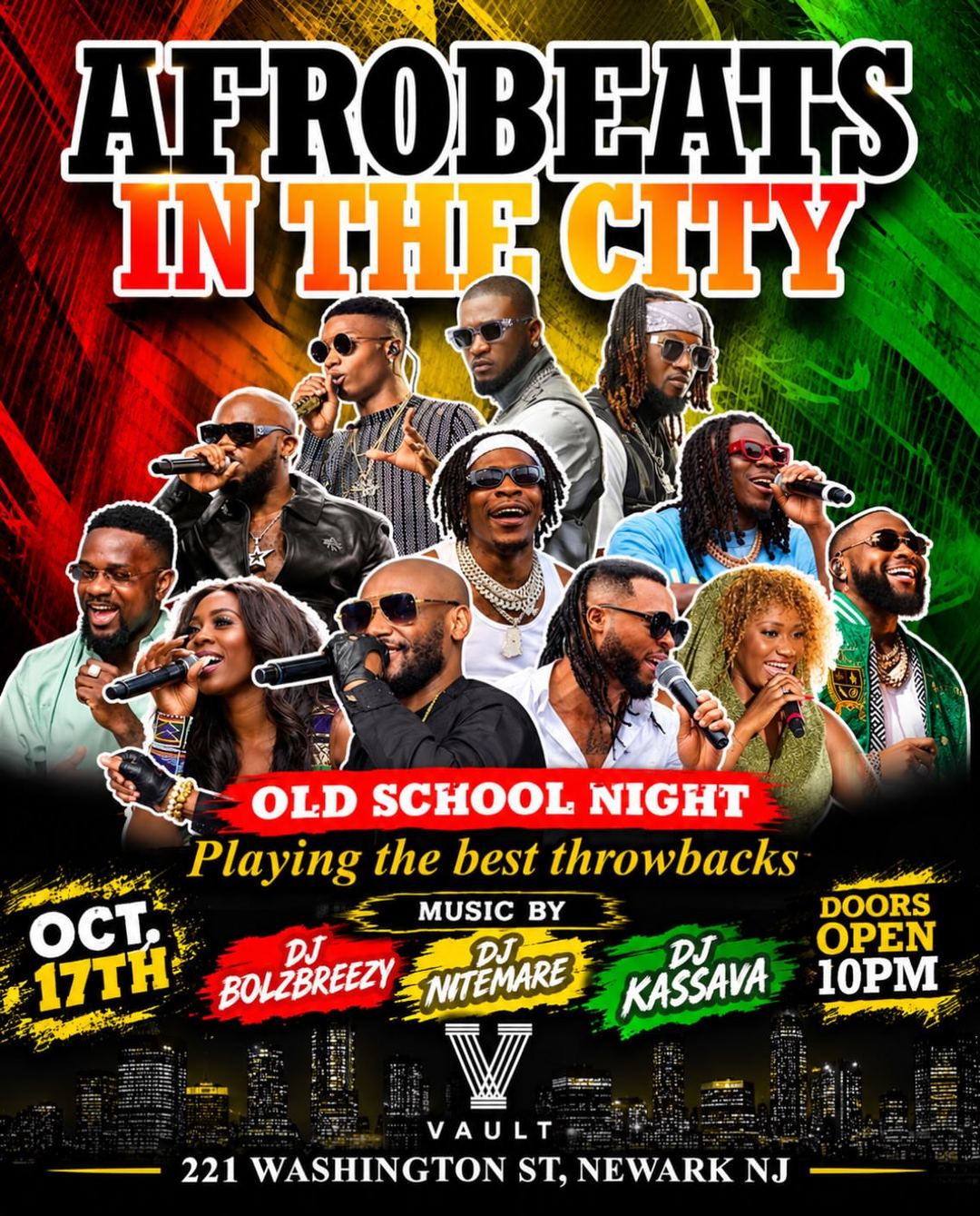 Afrobeats in the City — flyer 4