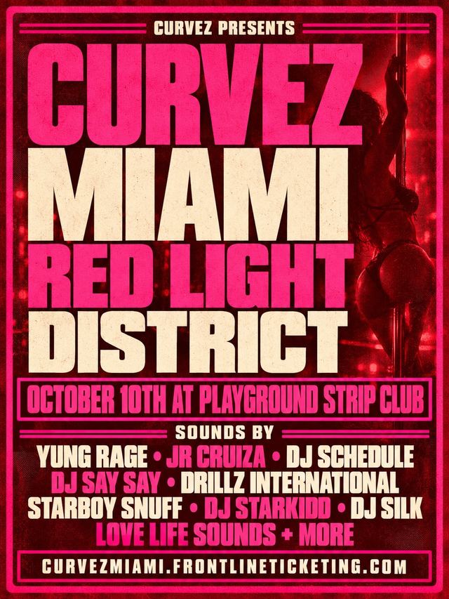 CURVEZ Miami Red Light District, Sat, Oct 10, Playground Strip Club