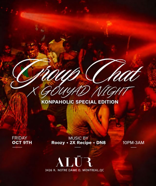 Group Chat X Gouyad Night Konpaholic Special Edition, Fri, Oct 9, Alur