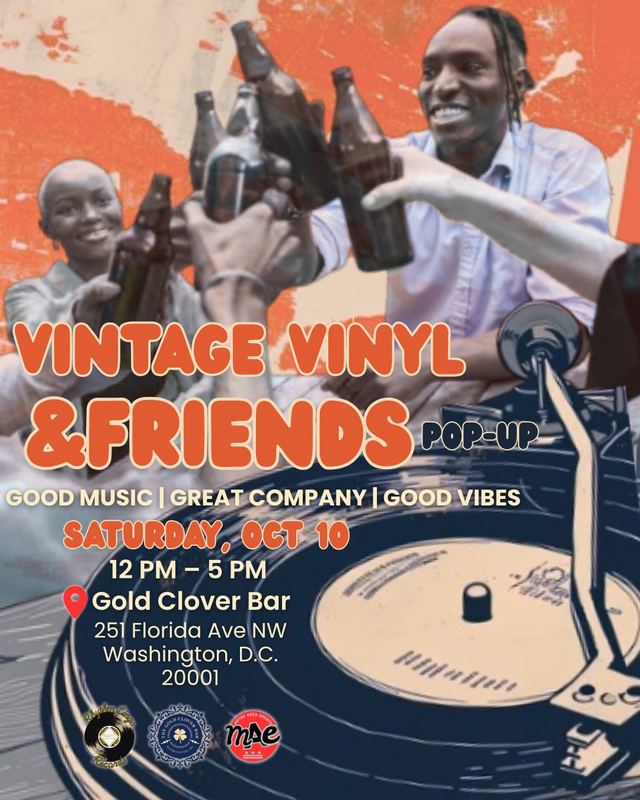 Vintage Vinyl & Friends Pop-Up, Sat, Oct 10, Gold Clover Bar, Bloomingdale