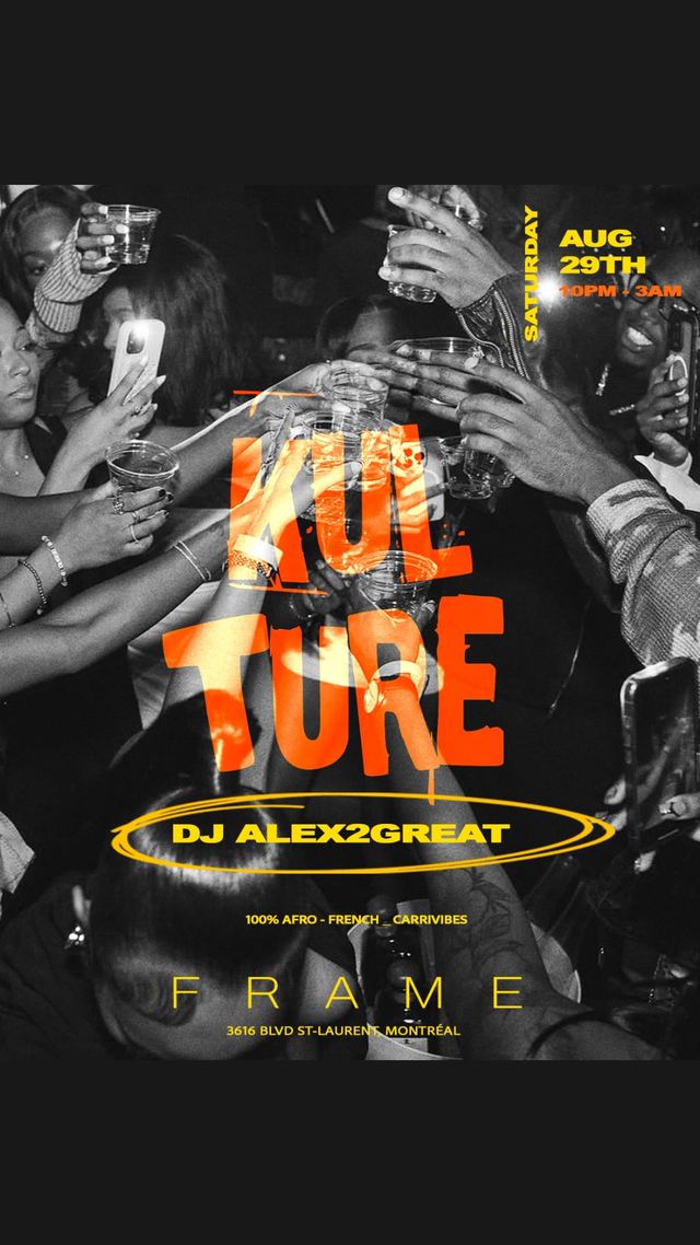 KULTURE, Sat, Aug 29, FRAME