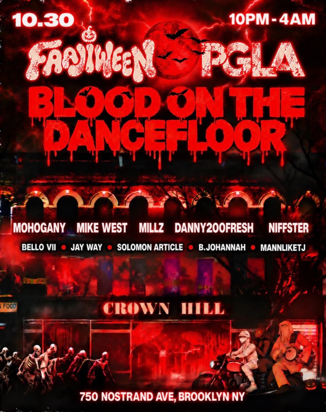 FAAJIWEEN: BLOOD ON THE DANCEFLOOR — flyer 2