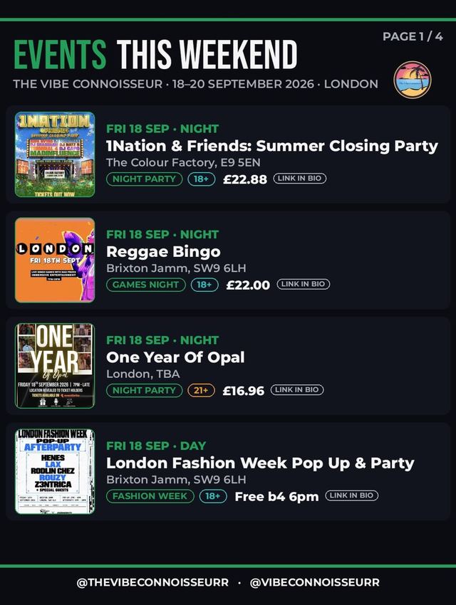 One Year Of Opal, Fri, Sep 18