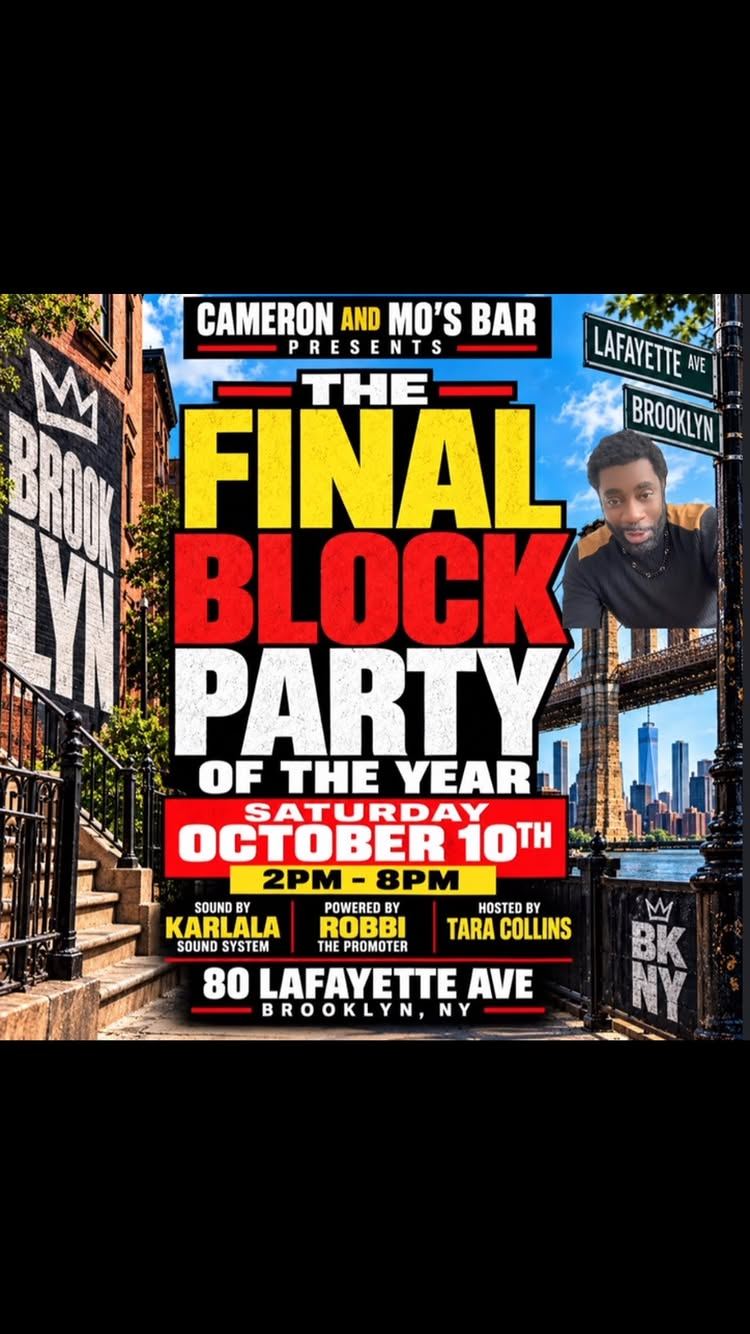 The Final Block Party of the Year — flyer 2