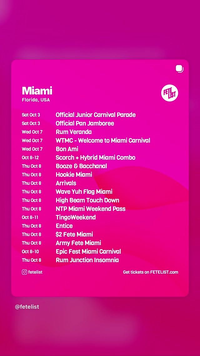 WTMC - Welcome to Miami Carnival