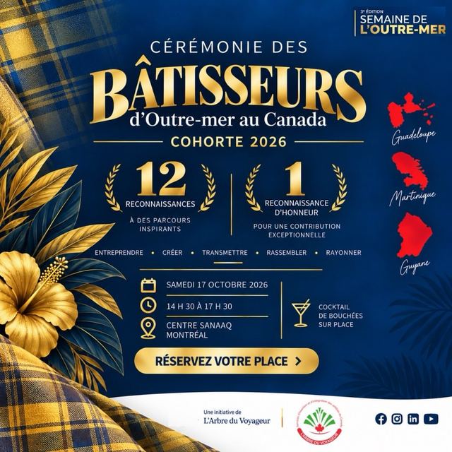 Cérémonie des Bâtisseurs d'Outre-mer au Canada, Sat, Oct 17, Centre Sanaaq
