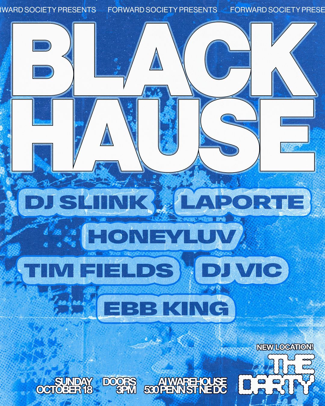 BLACK HAUSE THE DARTY — flyer 2
