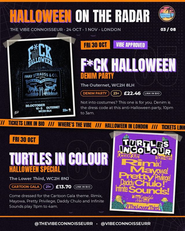 TURTLES IN COLOUR HALLOWEEN SPECIAL, Fri, Oct 30, Lower Third Soho, Soho