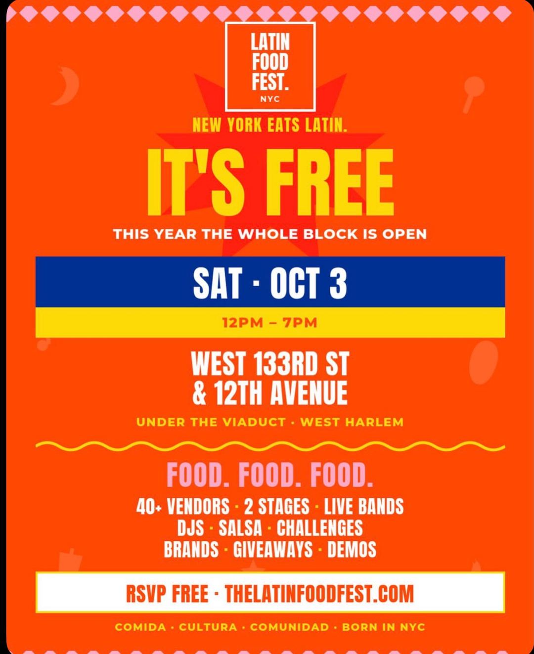 Latin Food Fest. NYC