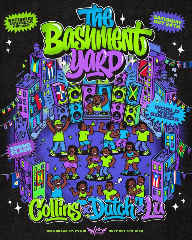 The Bashment Yard, Sat, Oct 24, LIVEPVD NIGHT CLUB