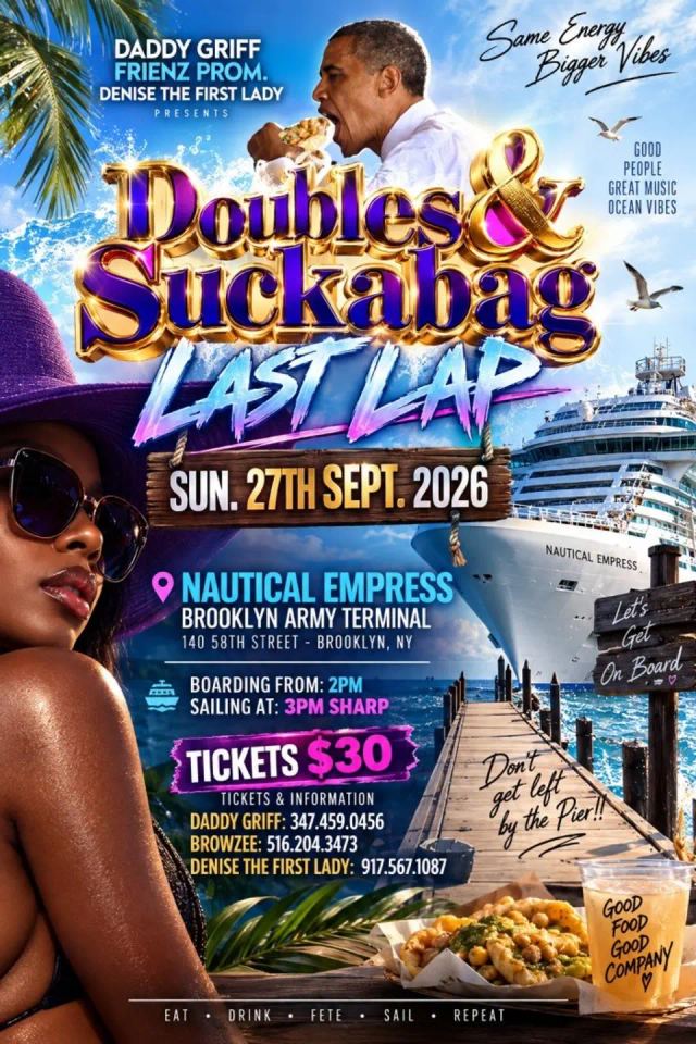 Doubles & Suckabag: Last LAP, Sun, Sep 27