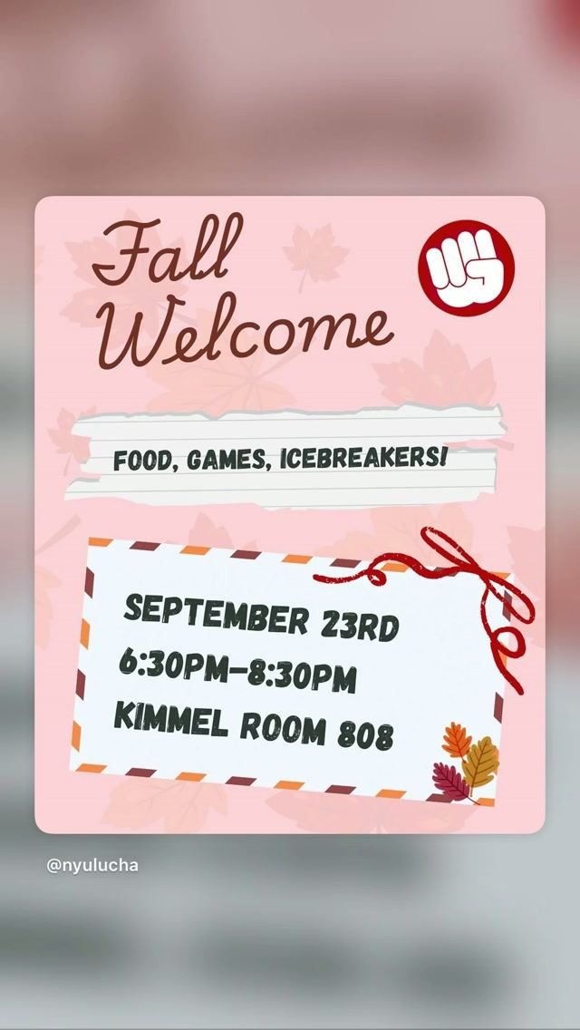 Fall Welcome