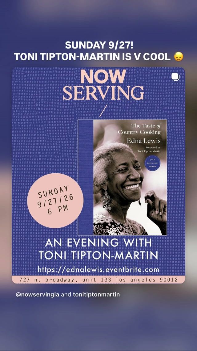 An Evening with Toni Tipton-Martin, Sun, Sep 27