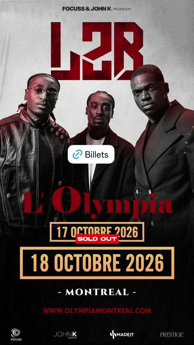 L2B, Sun, Oct 18, L'Olympia